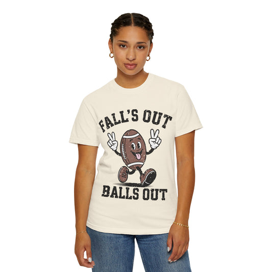 Football 'Fall's Out Balls Out' Graphic T-Shirt