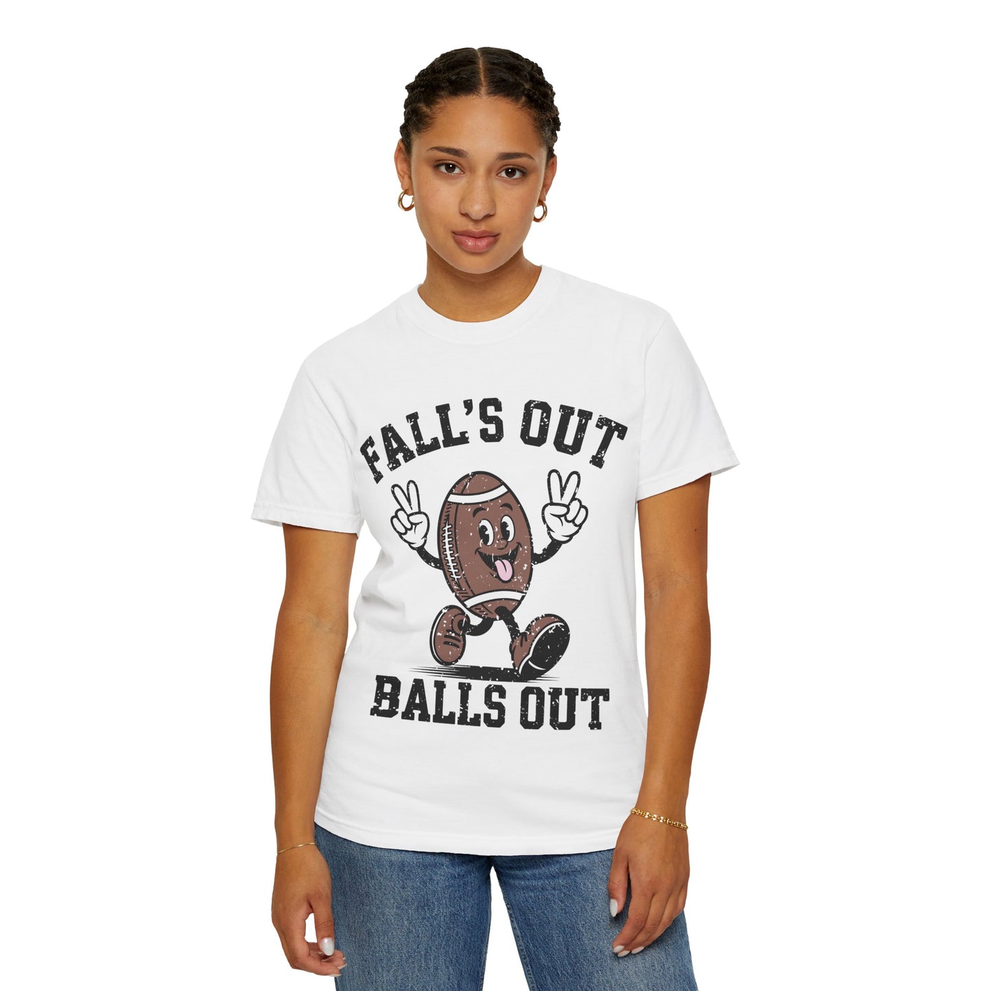 Football 'Fall's Out Balls Out' Graphic T-Shirt