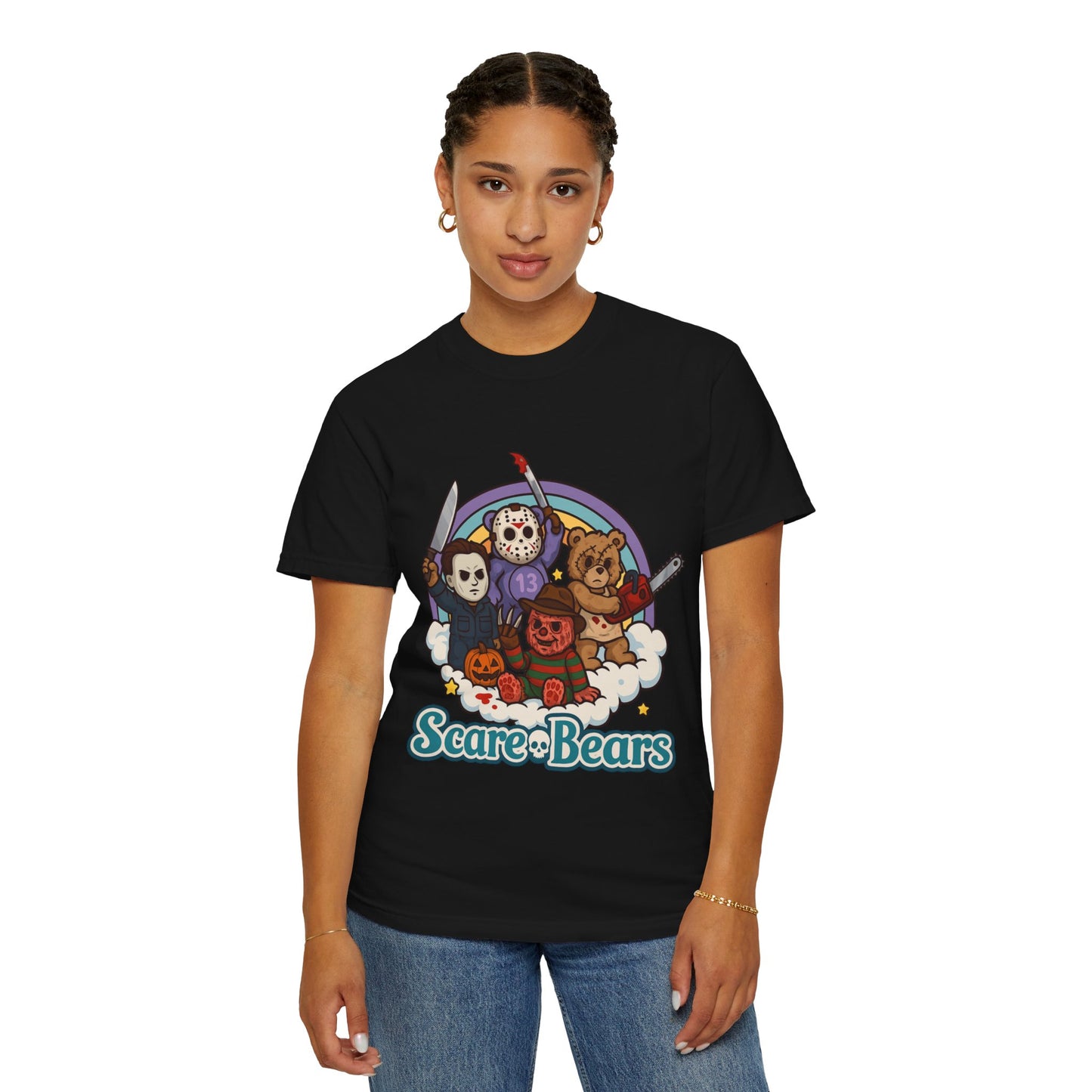 Horror Scare Bears T‑Shirt — Cute Creepy Slasher Bear Graphic Tee