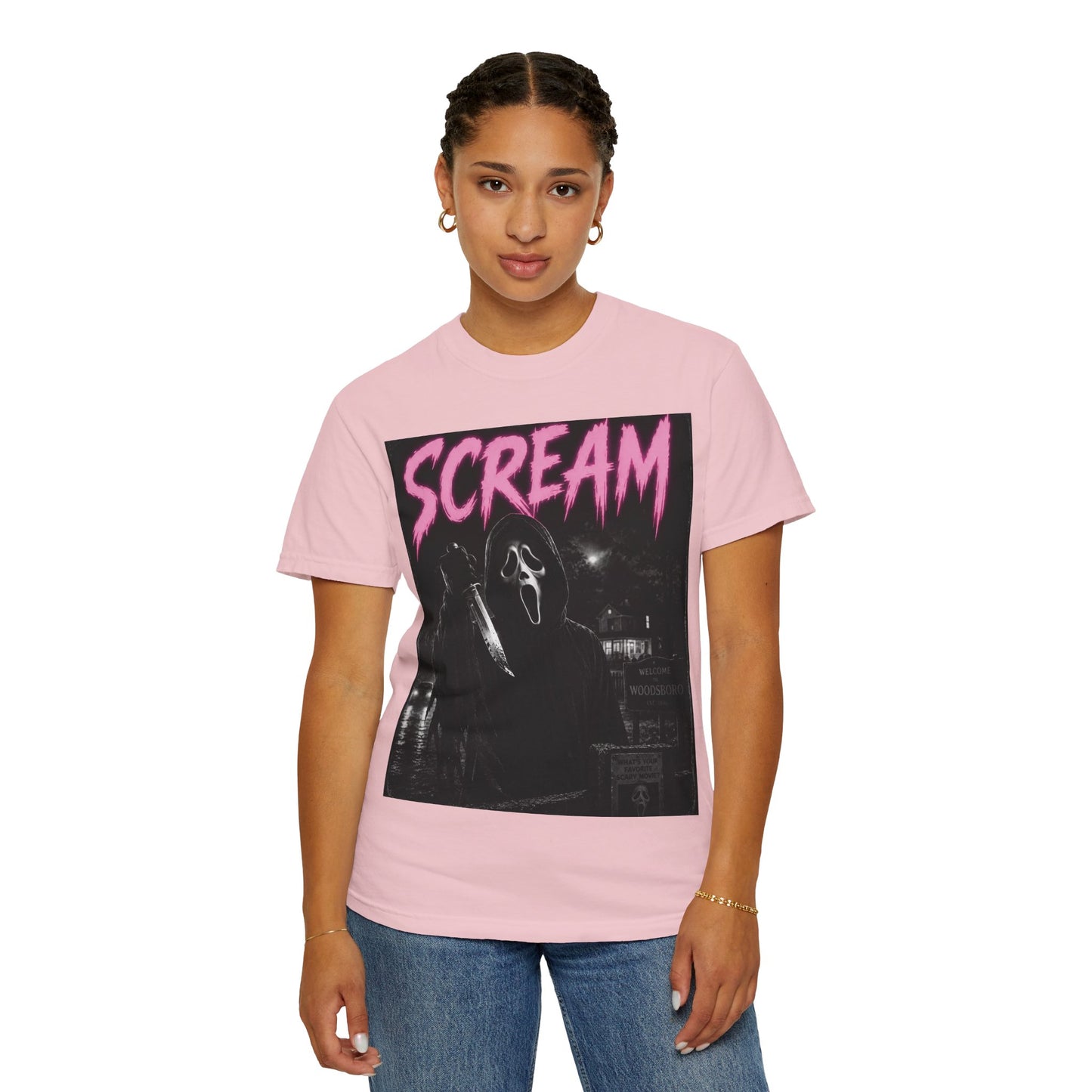Scream Horror Graphic T-Shirt — Vintage Ghostface Design