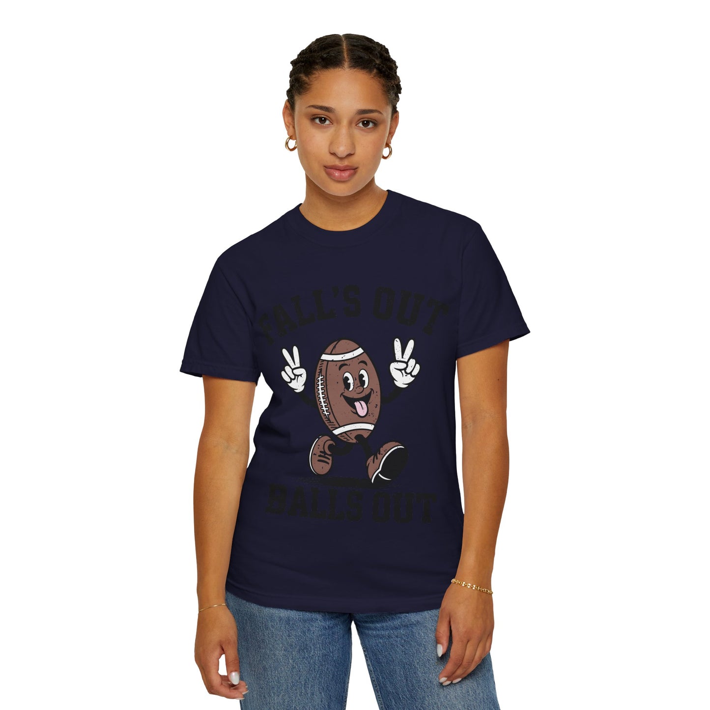 Football 'Fall's Out Balls Out' Graphic T-Shirt