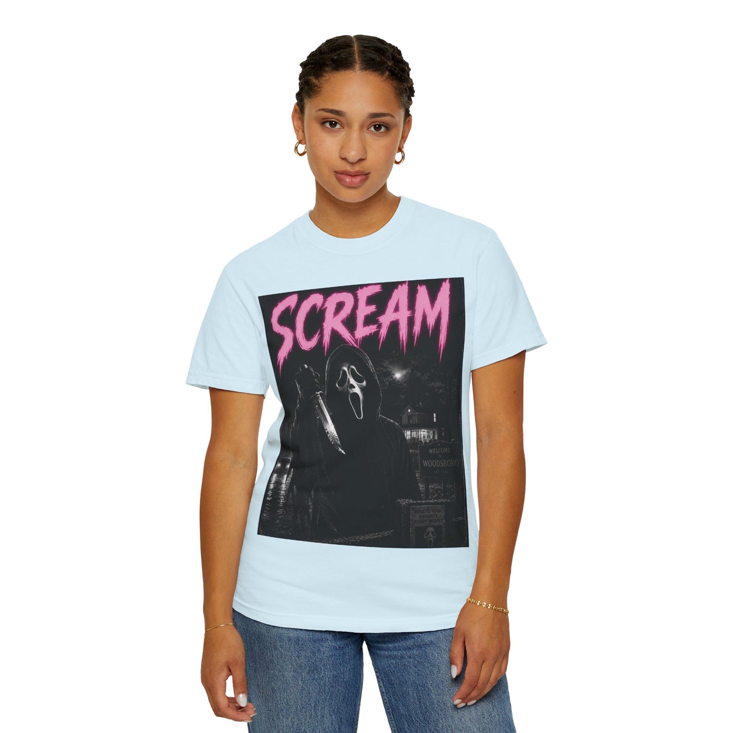 Scream Horror Graphic T-Shirt — Vintage Ghostface Design