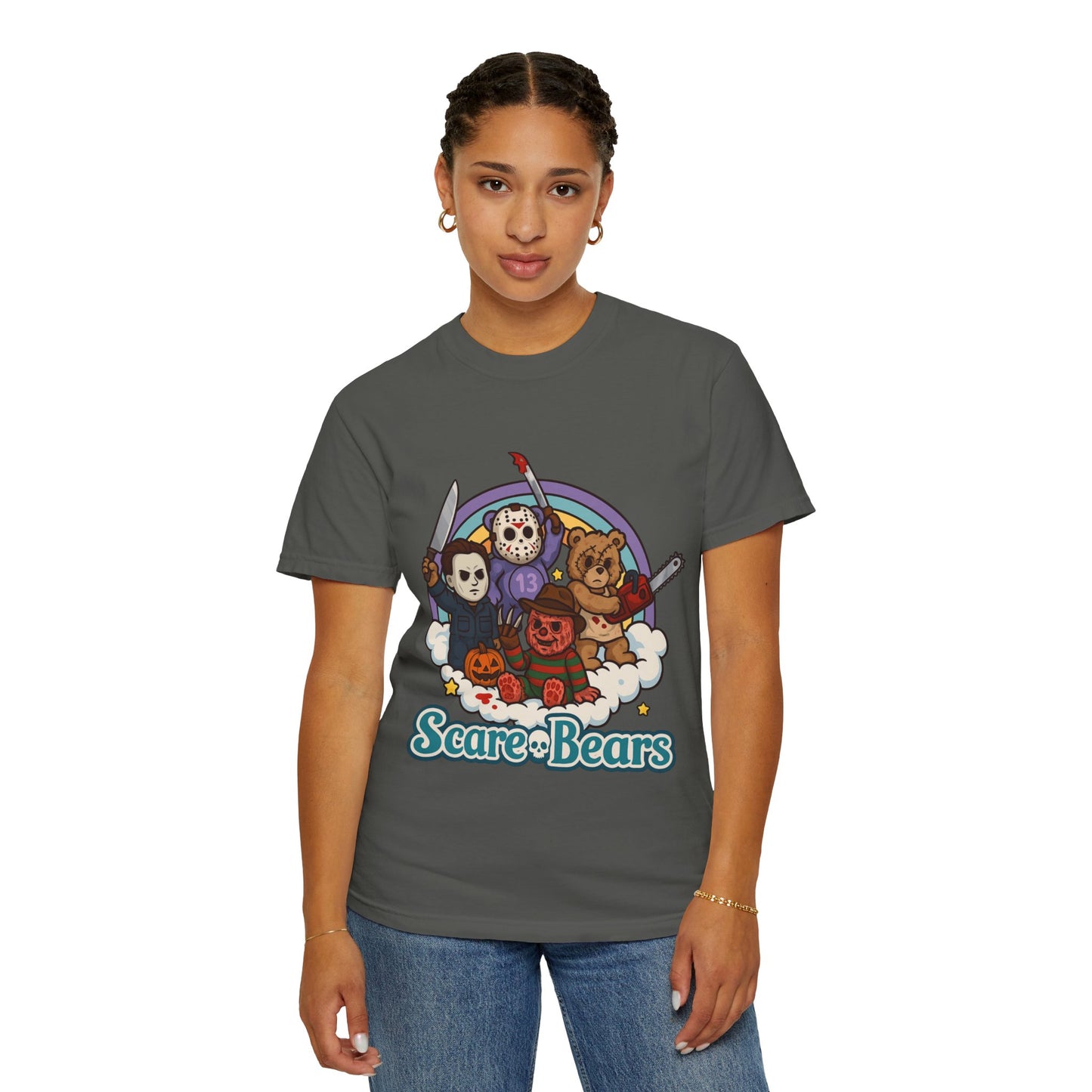 Horror Scare Bears T‑Shirt — Cute Creepy Slasher Bear Graphic Tee