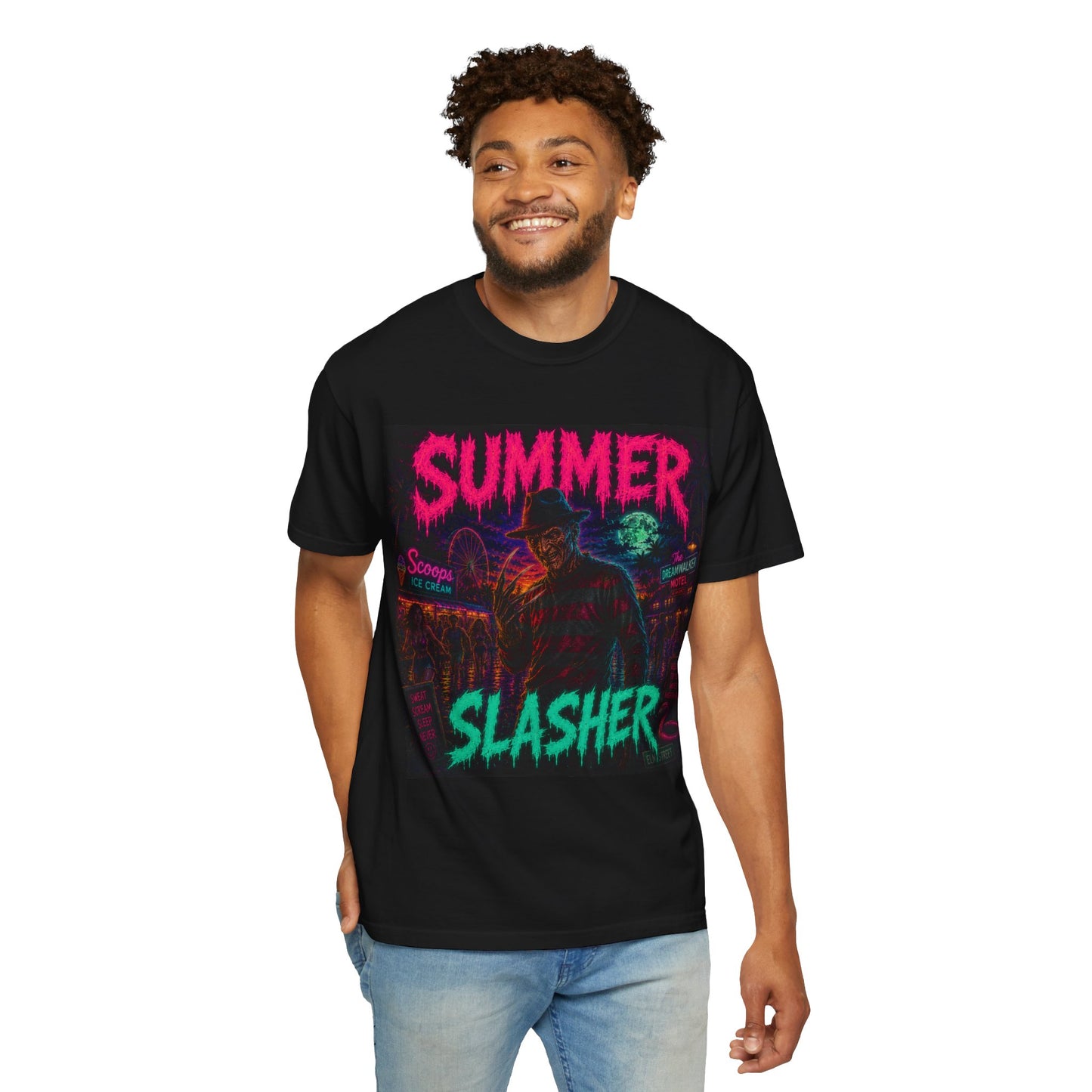 Summer Slasher Graphic T-Shirt Freddy