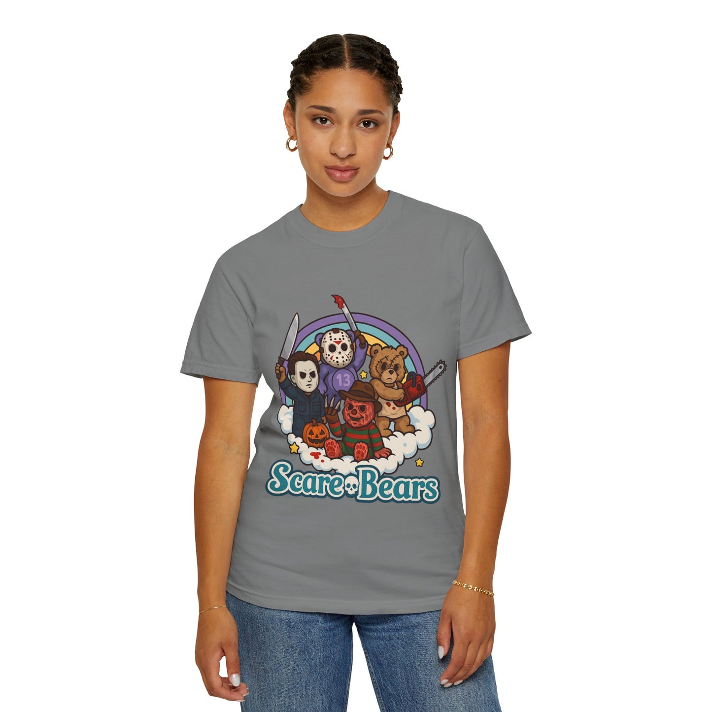 Horror Scare Bears T‑Shirt — Cute Creepy Slasher Bear Graphic Tee