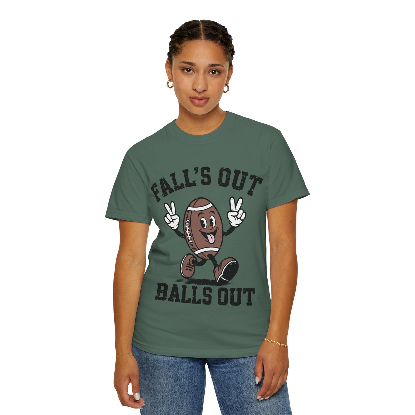 Football 'Fall's Out Balls Out' Graphic T-Shirt