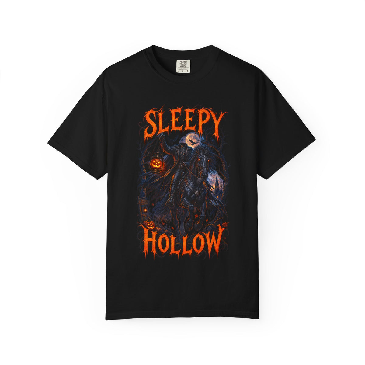 Sleepy Hollow Halloween Tee — "Heads Will Roll" Graphic T-Shirt