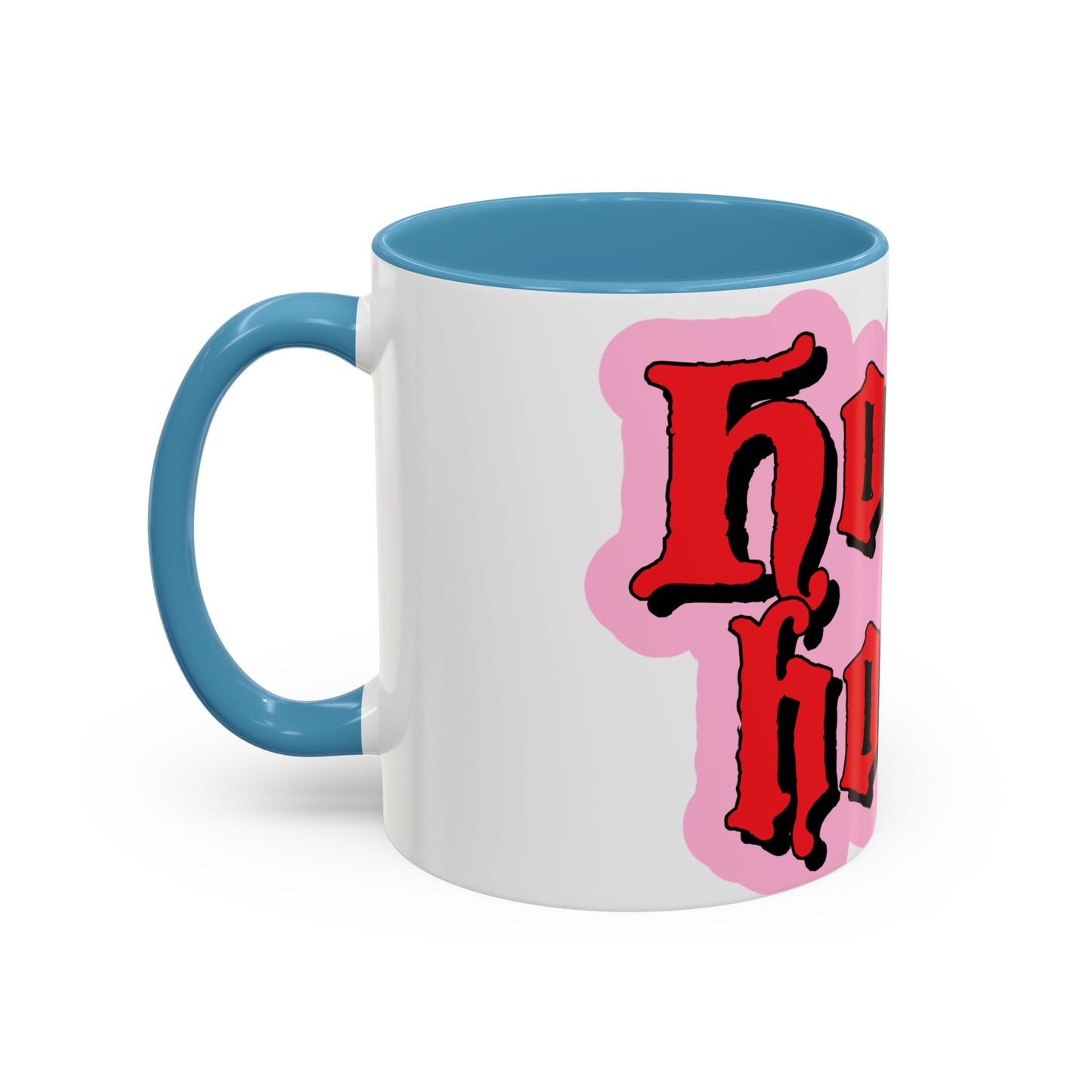 Horror Hottie Coffee Mug — Gothic Red Script Accent Mug