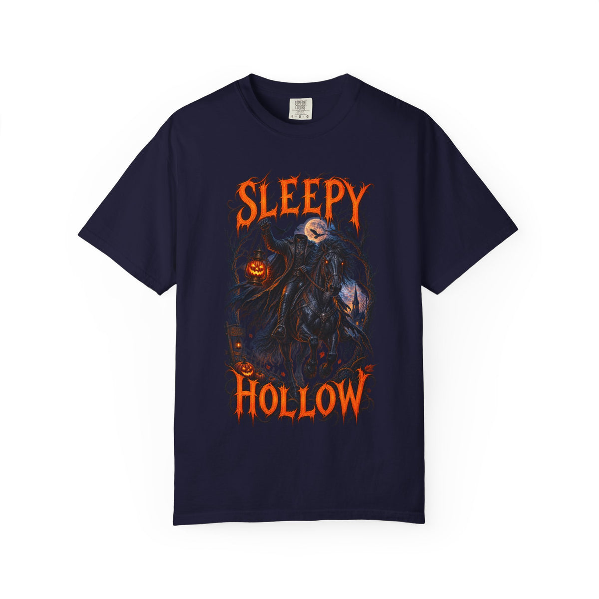 Sleepy Hollow Halloween Tee — "Heads Will Roll" Graphic T-Shirt