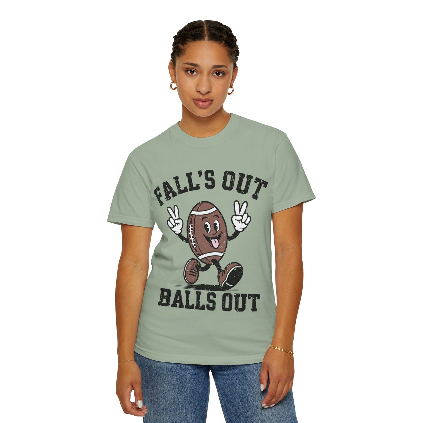 Football 'Fall's Out Balls Out' Graphic T-Shirt
