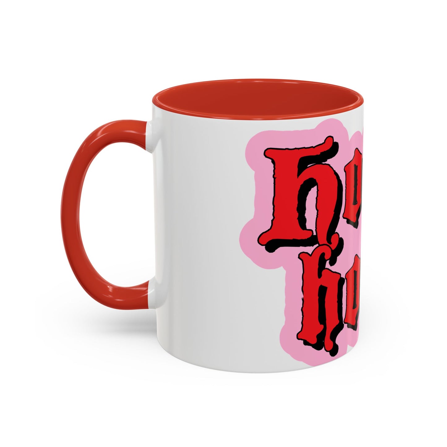 Horror Hottie Coffee Mug — Gothic Red Script Accent Mug