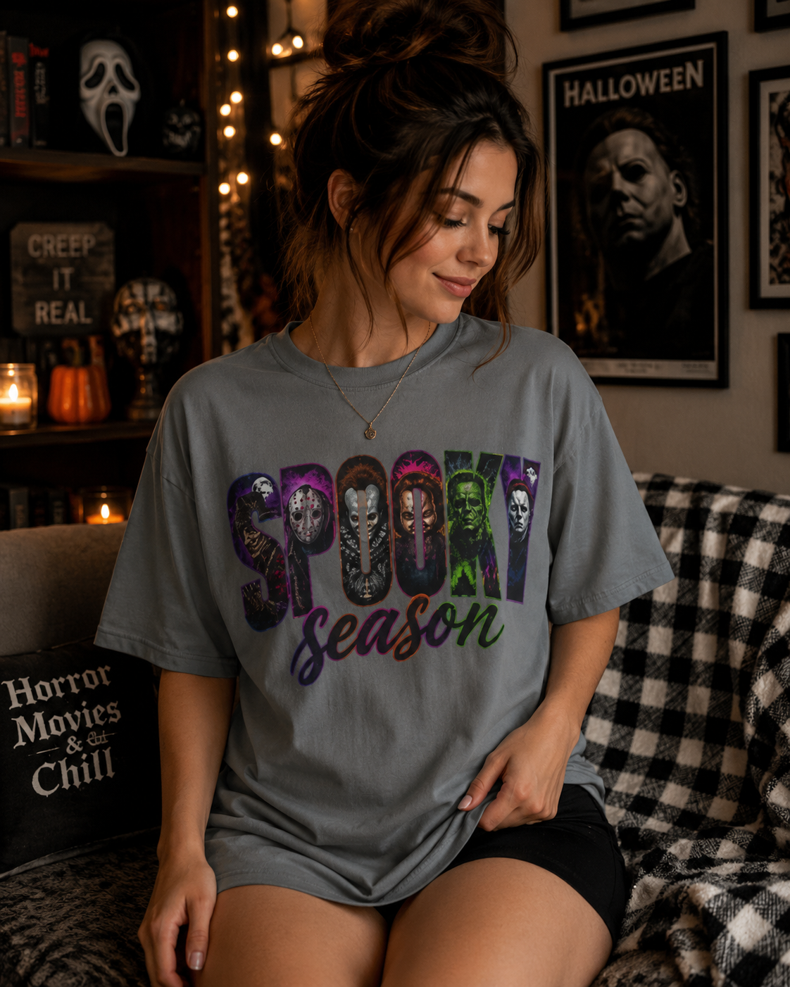 Spooky Season T-Shirt — Halloween Horror Movie Graphic Tee
