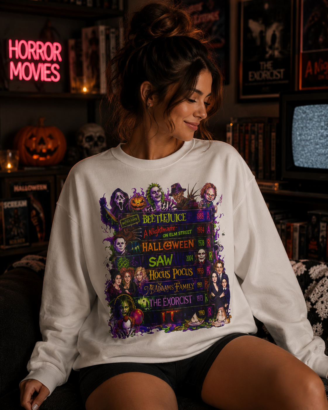 Horror Movie Billboard Sweatshirt