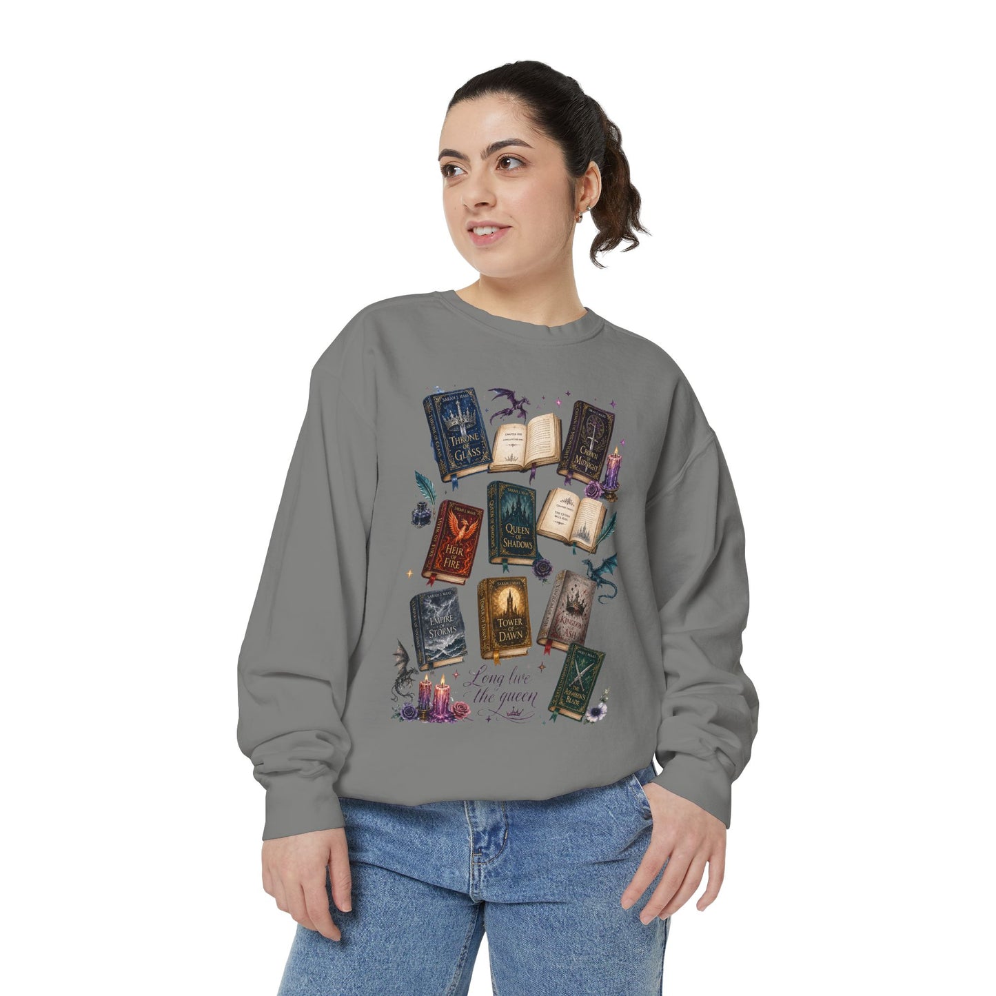 Throne Of Glass Sweatshirt — Vintage Cozy Pullover