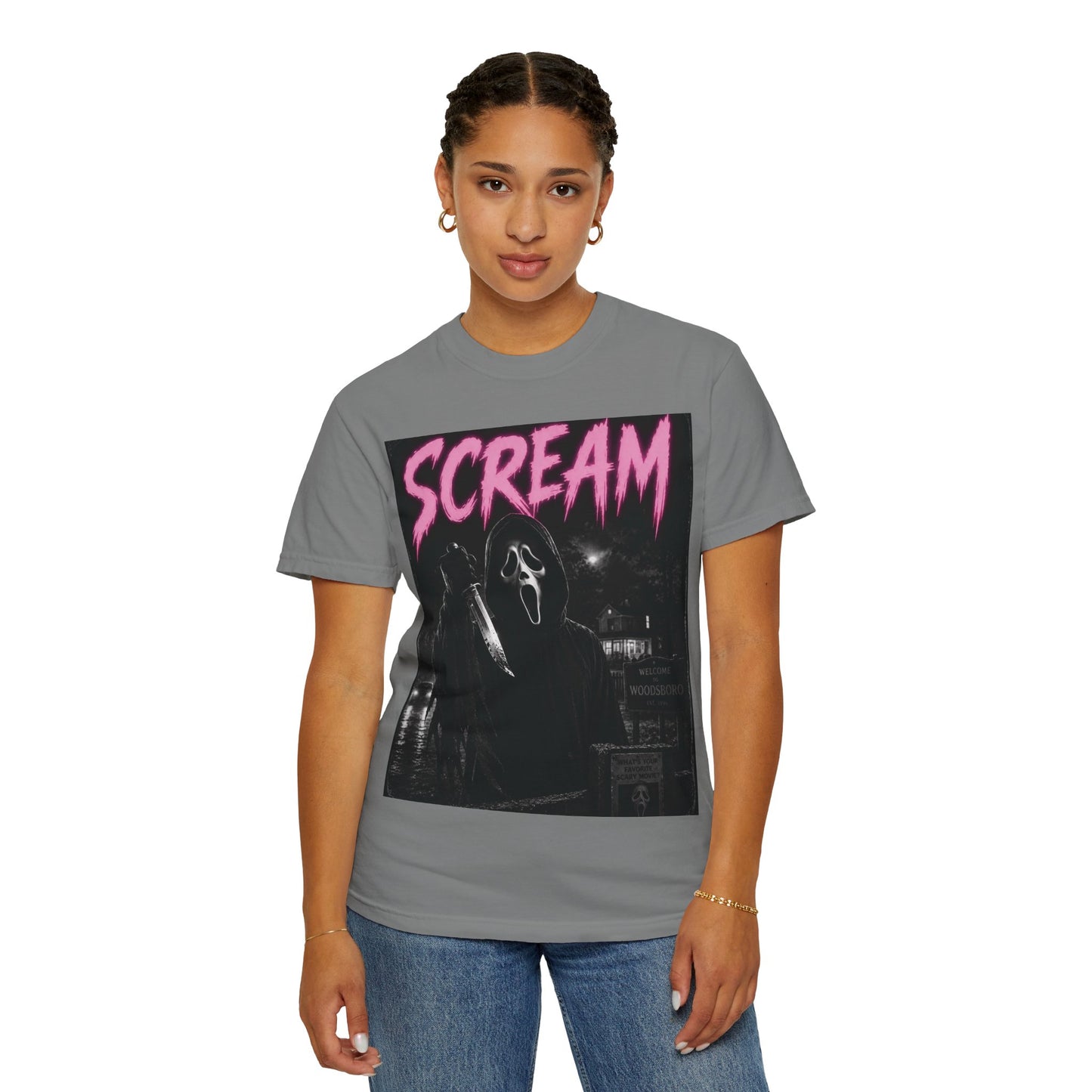 Scream Horror Graphic T-Shirt — Vintage Ghostface Design