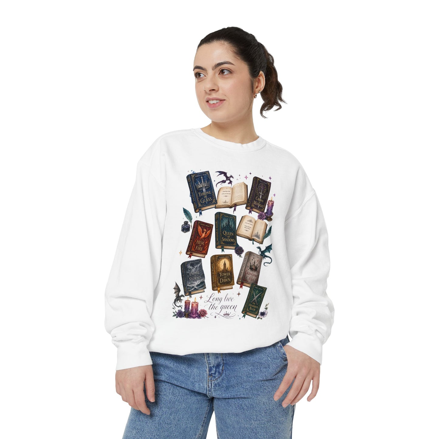 Throne Of Glass Sweatshirt — Vintage Cozy Pullover