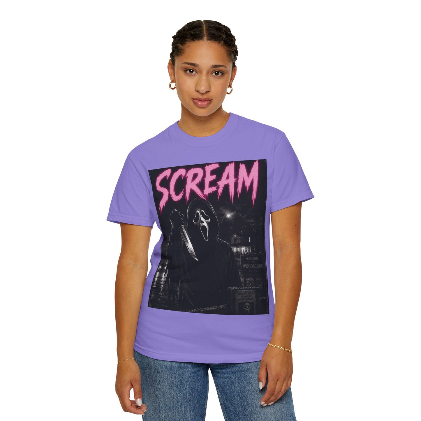 Scream Horror Graphic T-Shirt — Vintage Ghostface Design