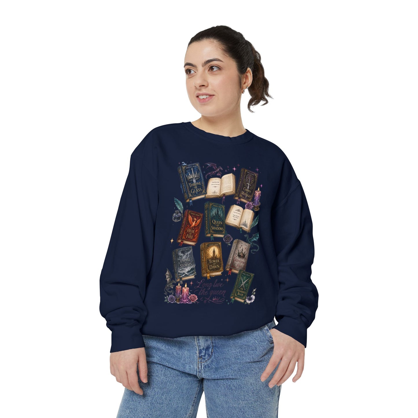 Throne Of Glass Sweatshirt — Vintage Cozy Pullover