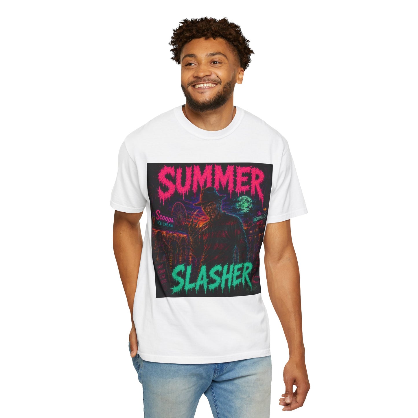 Summer Slasher Graphic T-Shirt Freddy