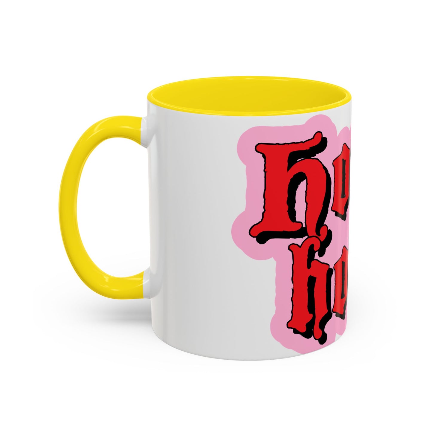 Horror Hottie Coffee Mug — Gothic Red Script Accent Mug