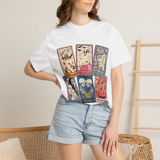 Halloween Tarot T-Shirt — Cute Spooky Card Art Tee