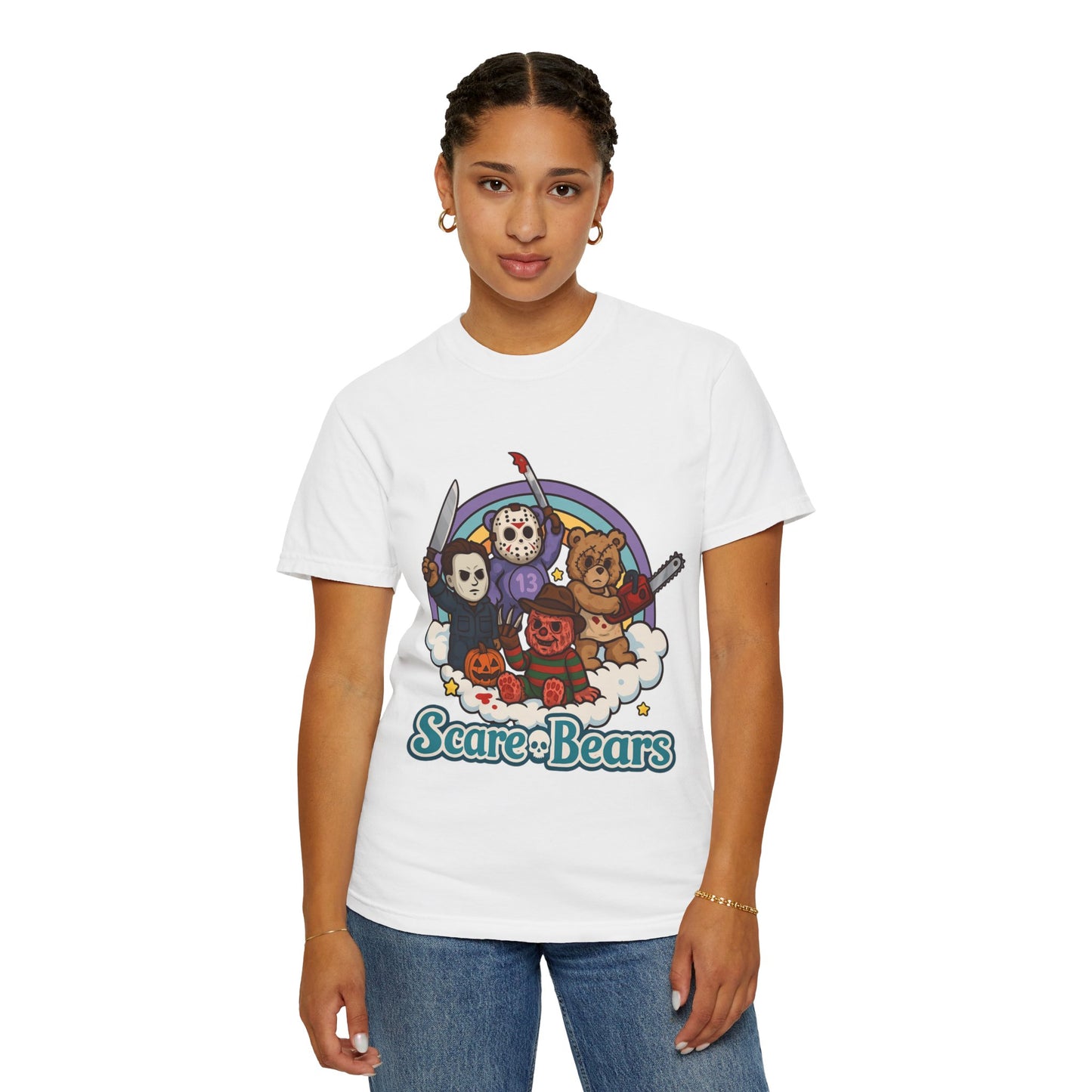Horror Scare Bears T‑Shirt — Cute Creepy Slasher Bear Graphic Tee