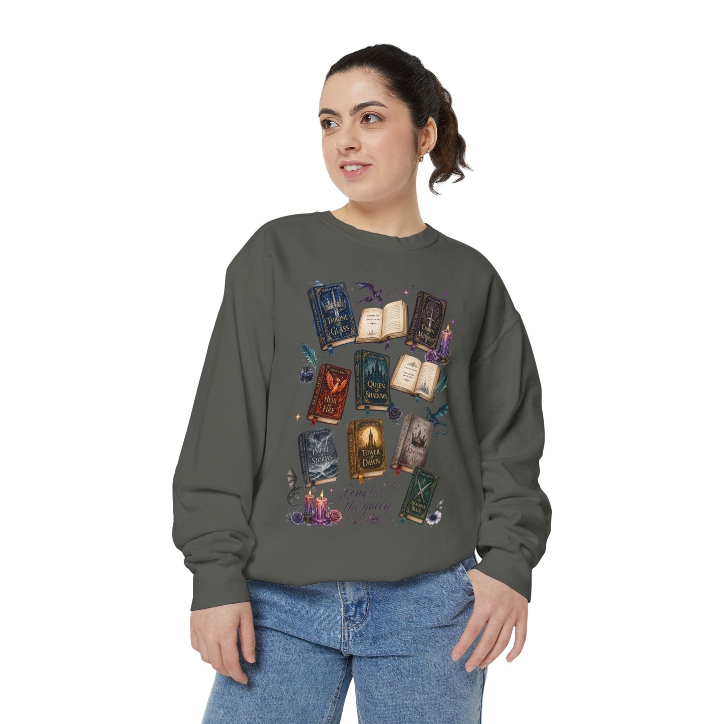 Throne Of Glass Sweatshirt — Vintage Cozy Pullover