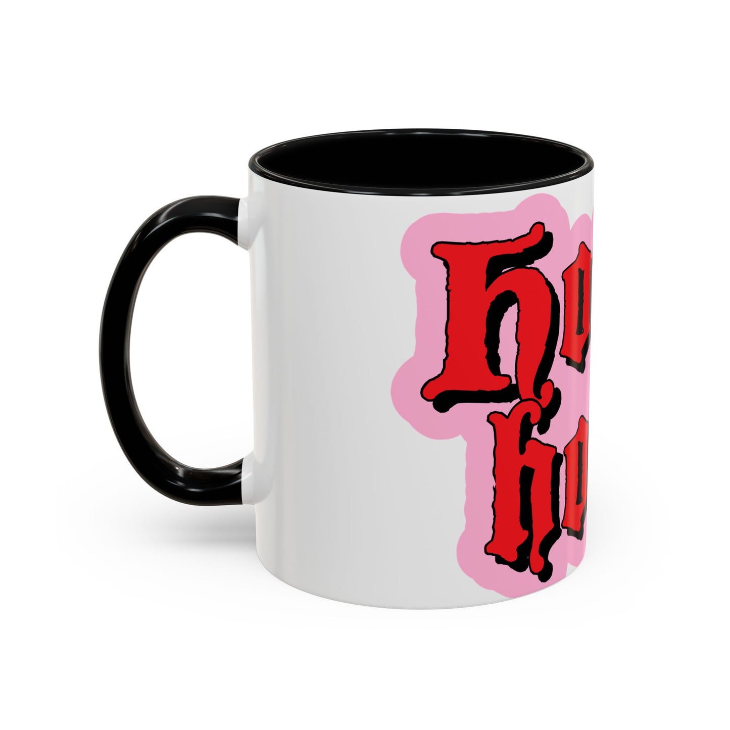 Horror Hottie Coffee Mug — Gothic Red Script Accent Mug