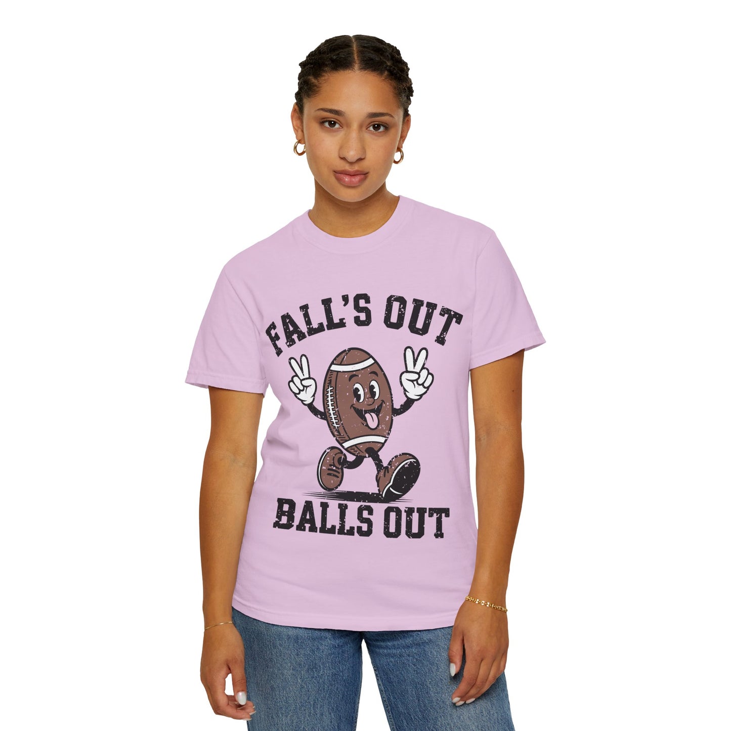 Football 'Fall's Out Balls Out' Graphic T-Shirt